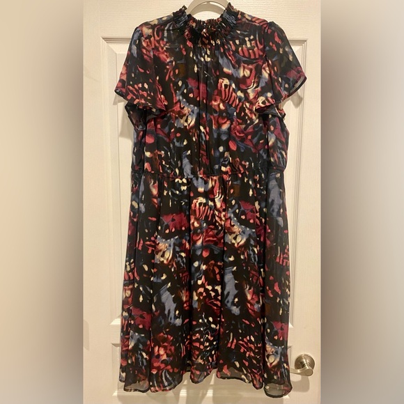 Torrid Mini Chiffon Smocked Dress - Picture 5 of 7